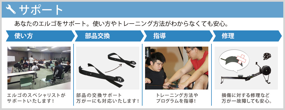 ローエルゴ、メンテナンス・修理・サポートいたします。