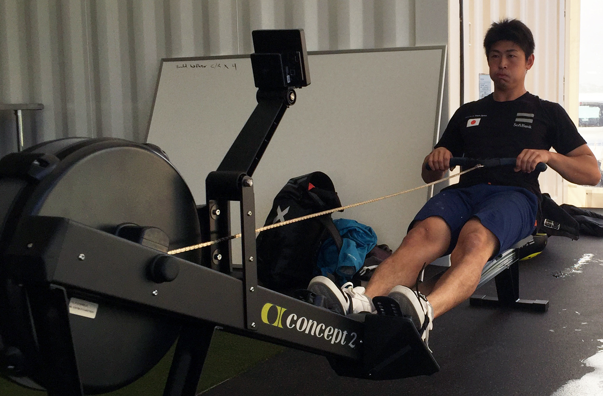 選考会で選ばれたボート部出身の笠谷選手